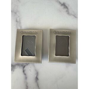 Grey picture photo mini frame y2k set of 2 Grandkids bundle for grandma
